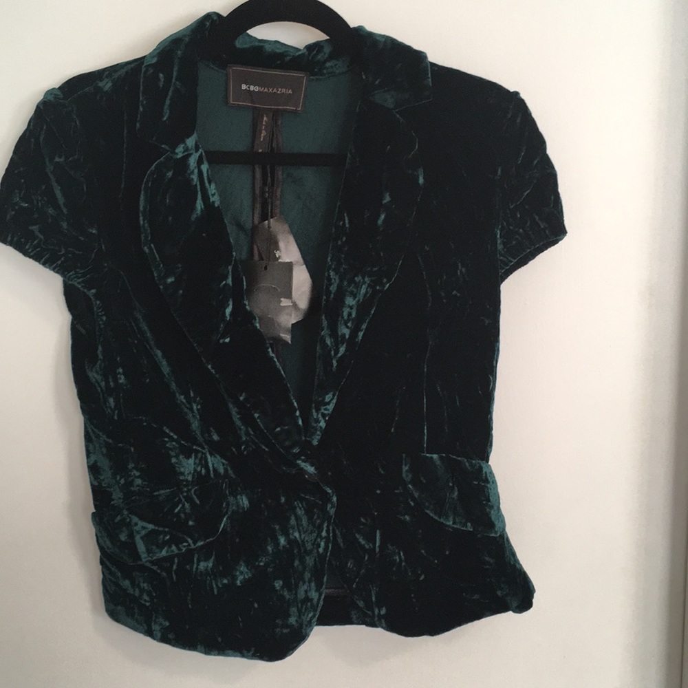 BCBGMAXAZRIA ‘Coco’ Velvet jacket